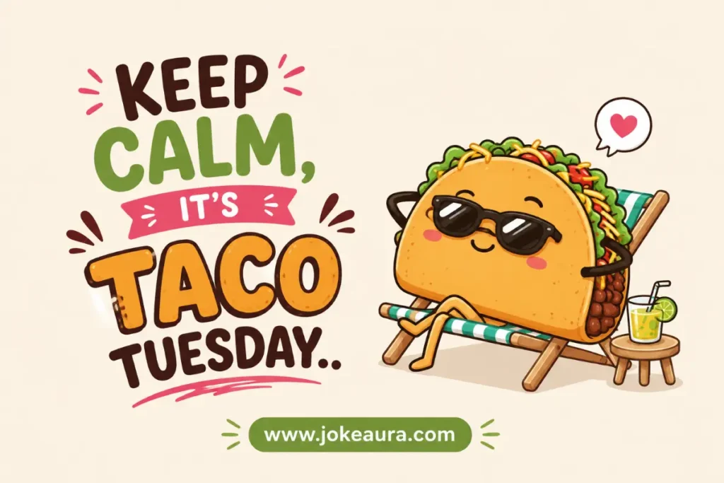 Keep calm, it's Taco Tuesday.