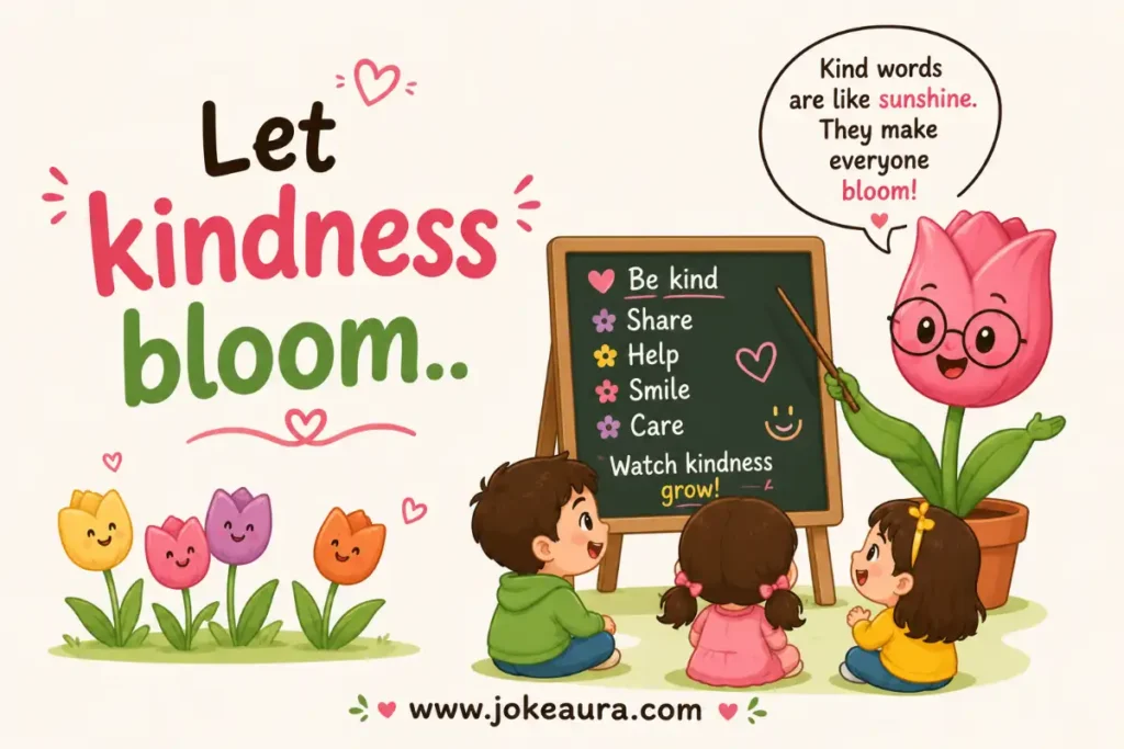 Let kindness bloom.