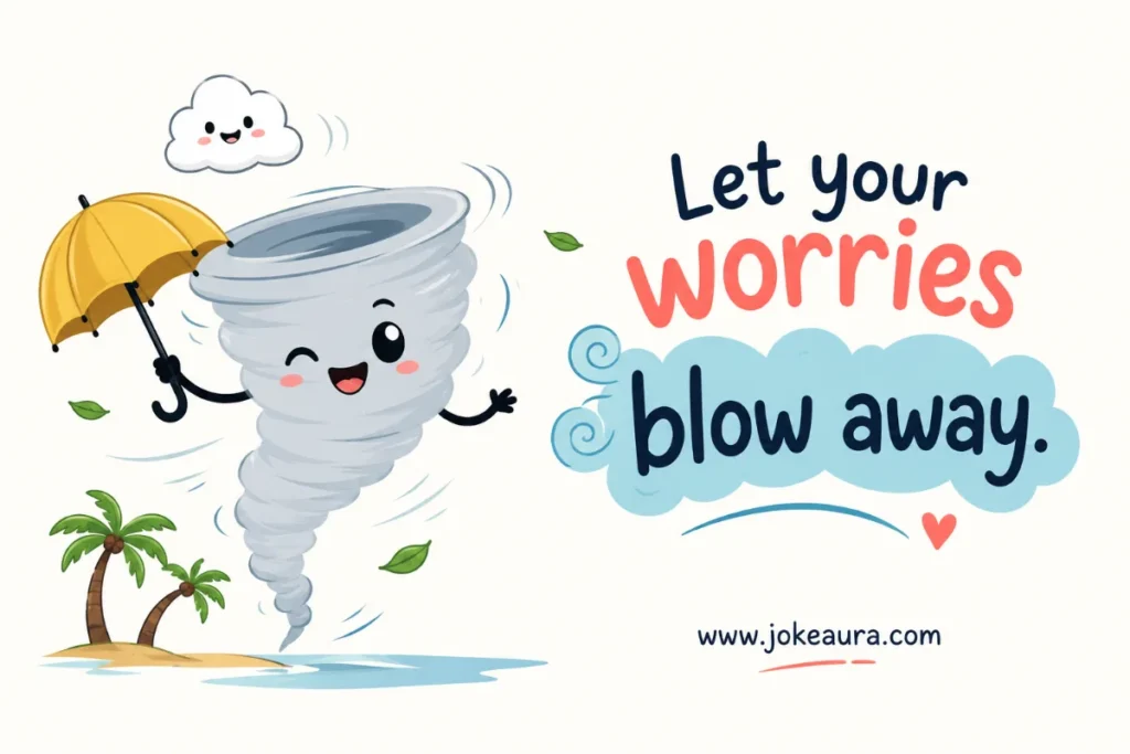 Let your worries blow away.