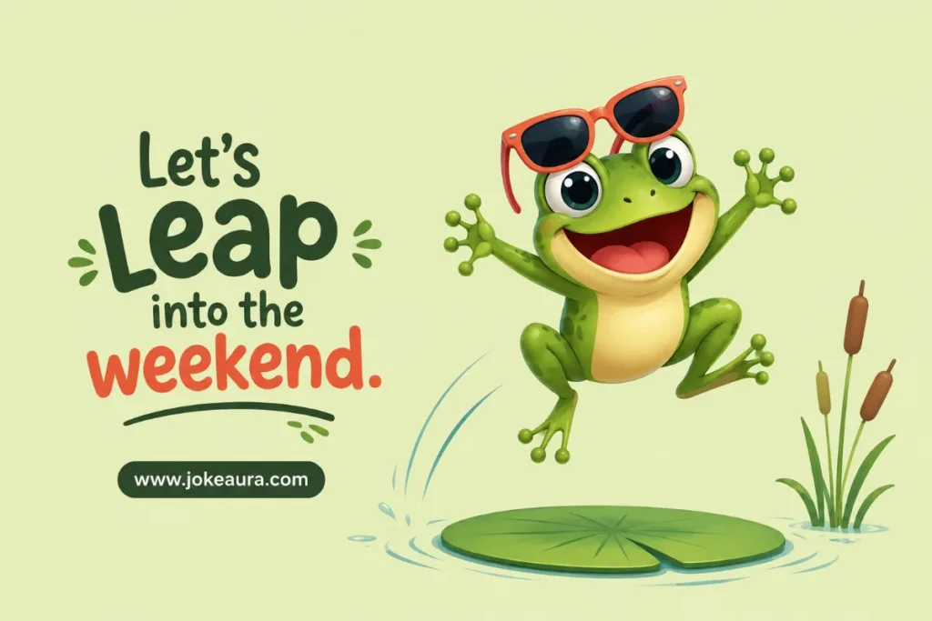 Let's leap into the weekend.