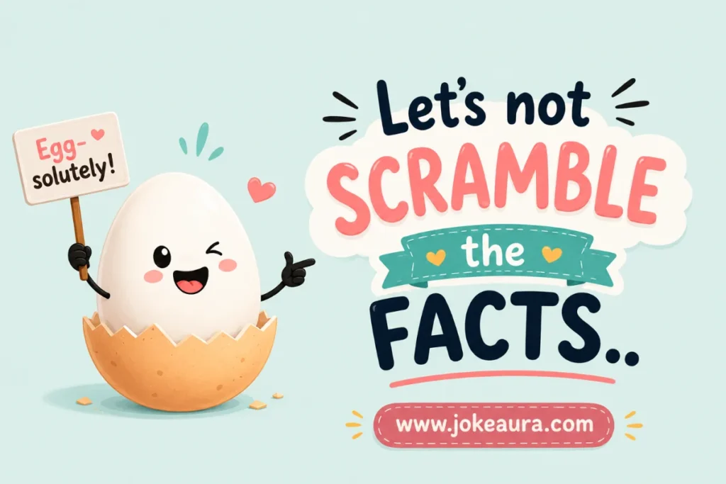 Let's not scramble the facts.