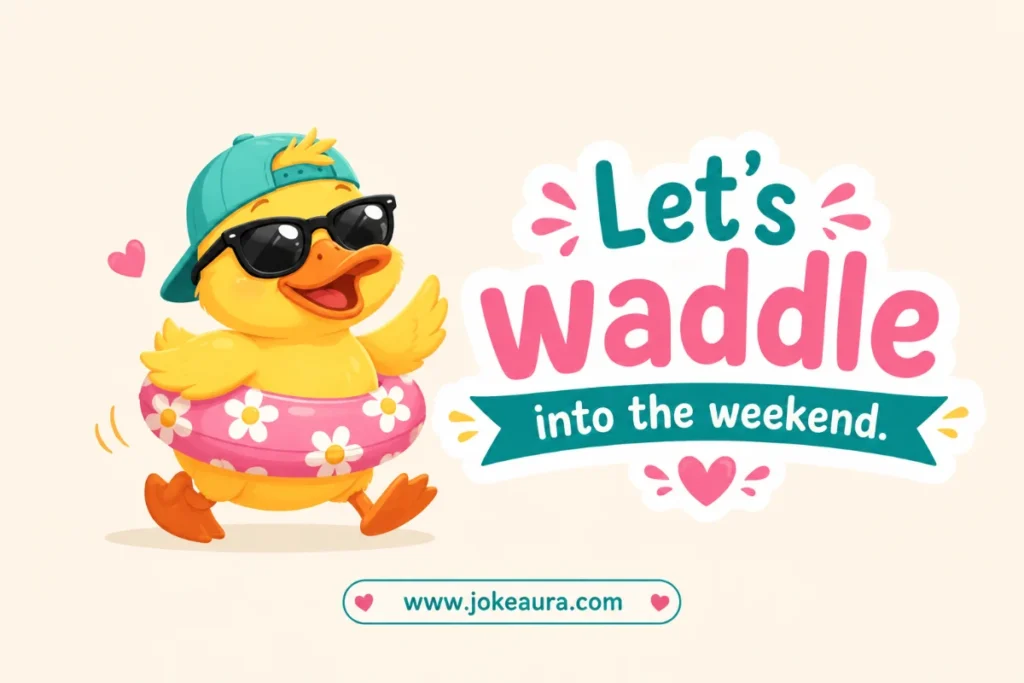 Let's waddle into the weekend.