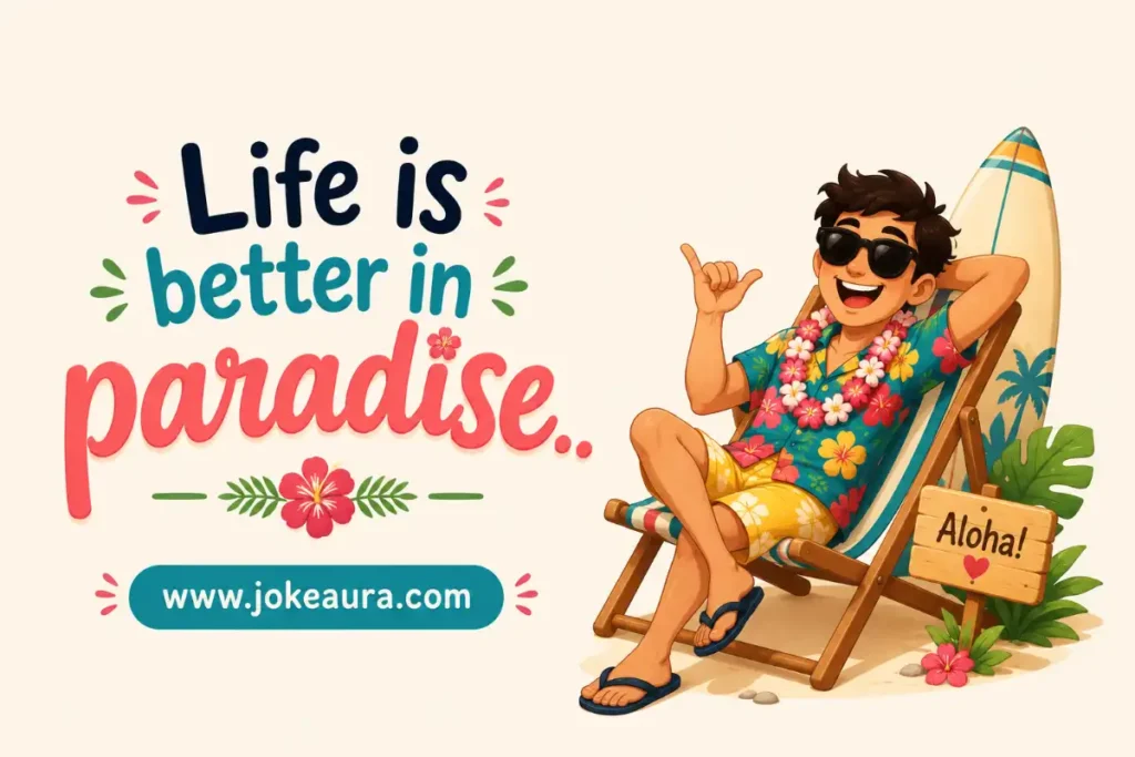 Life is better in paradise.
