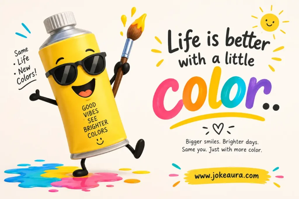 Life is better with a little color.