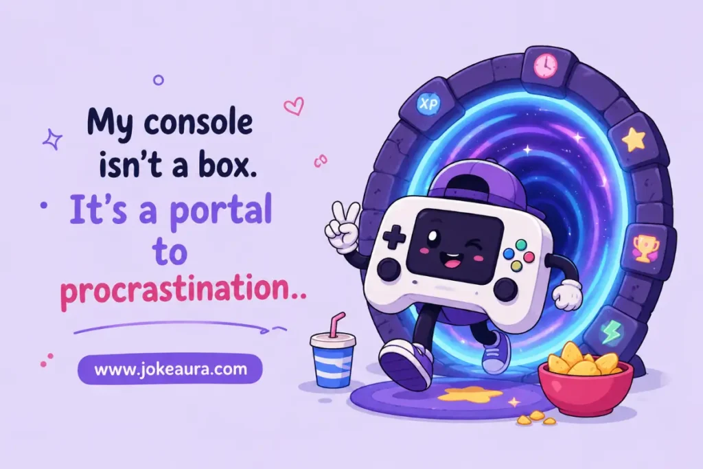My console isn't a box. It's a portal to procrastination.