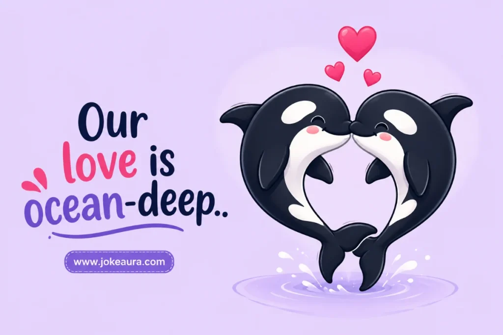 Our love is ocean-deep.