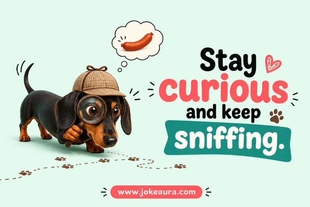 Stay curious and keep sniffing.