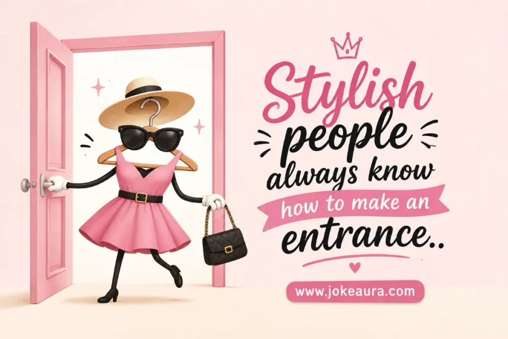 Stylish people always know how to make an entrance.