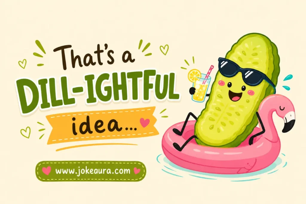 That's a dill-ightful idea.