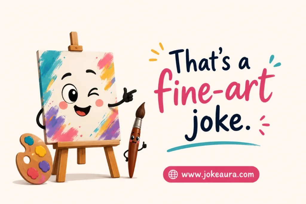 That's a fine-art joke.