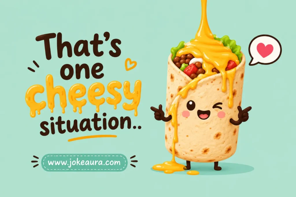 That's one cheesy situation.