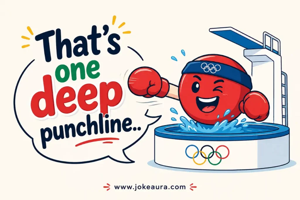 That's one deep punchline.
