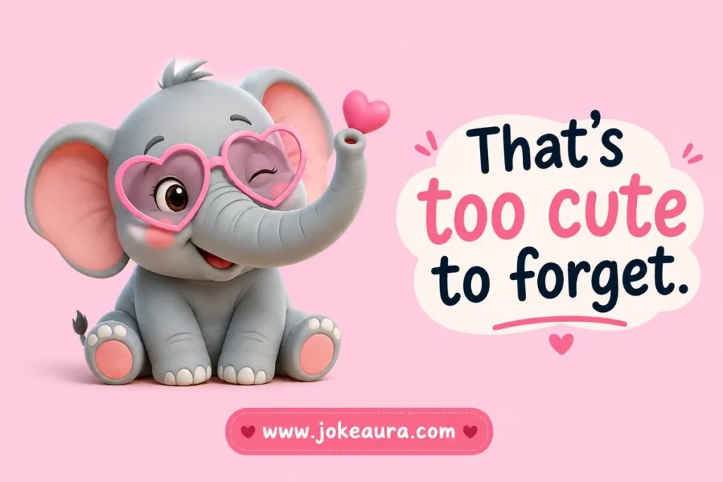 That's too cute to forget.