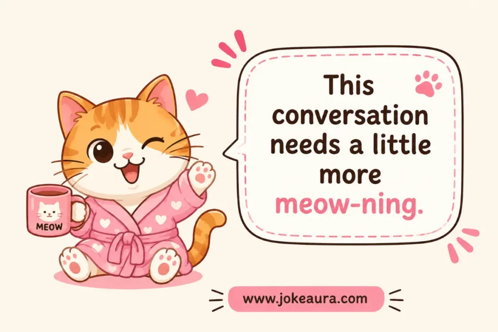 This conversation needs a little more meow-ning.