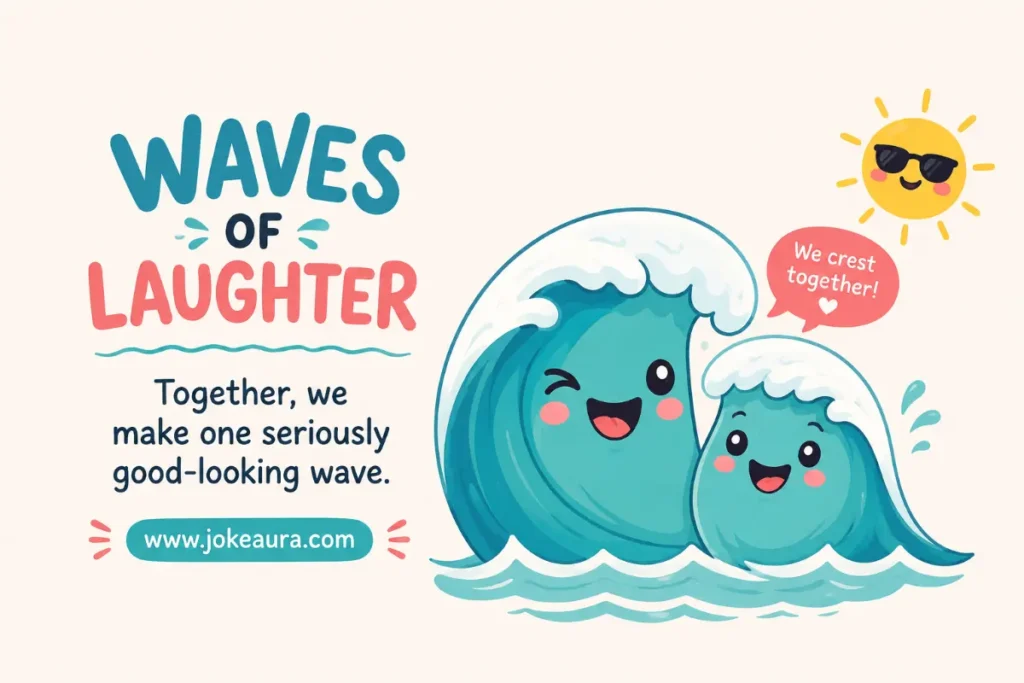 Together, we make one seriously good-looking wave.