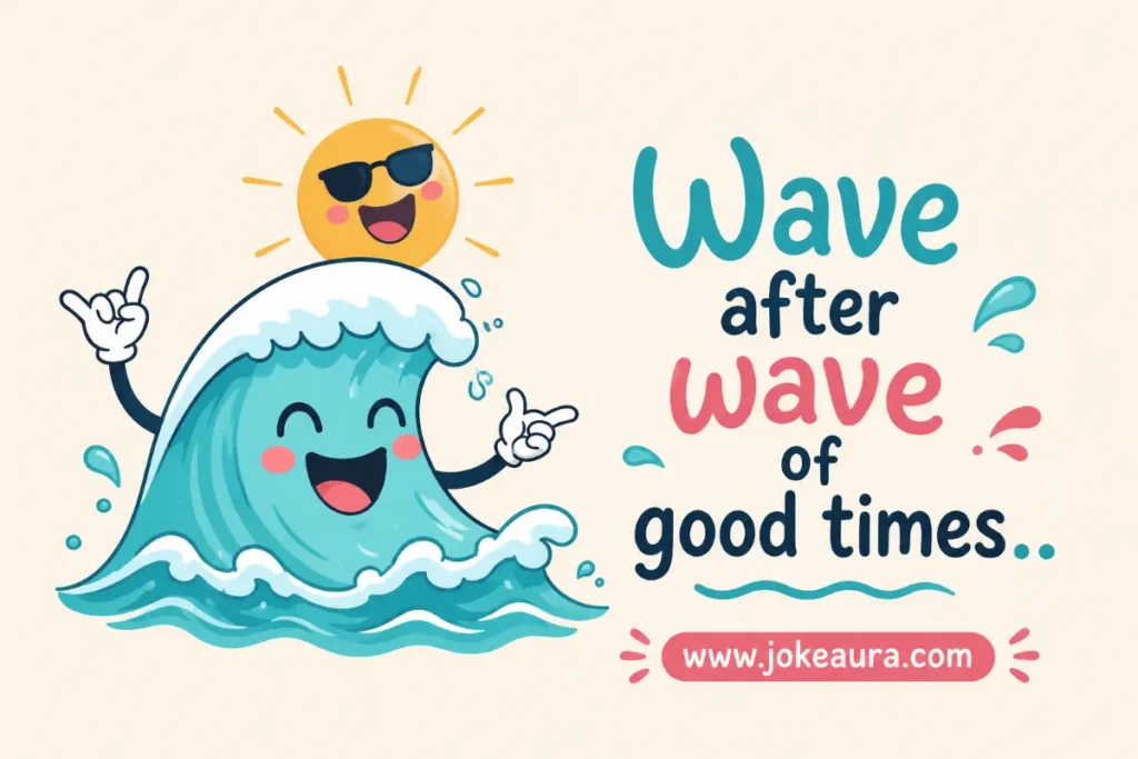 Wave after wave of good times.