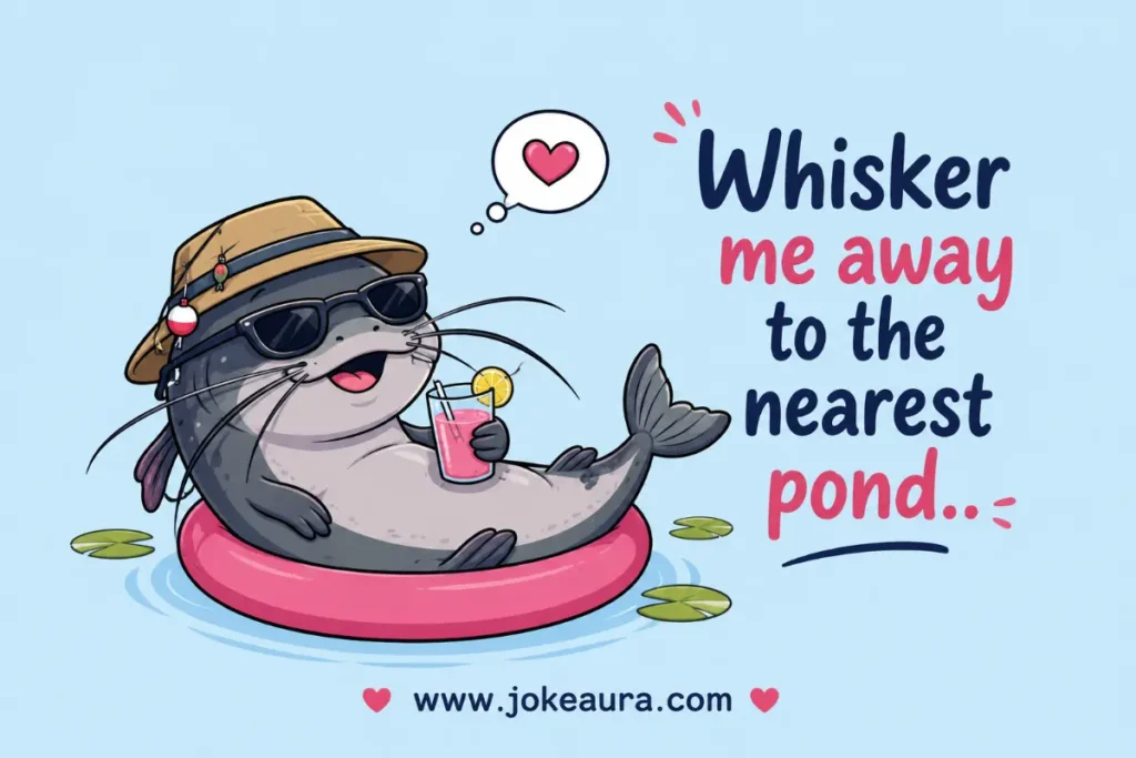 Whisker me away to the nearest pond.