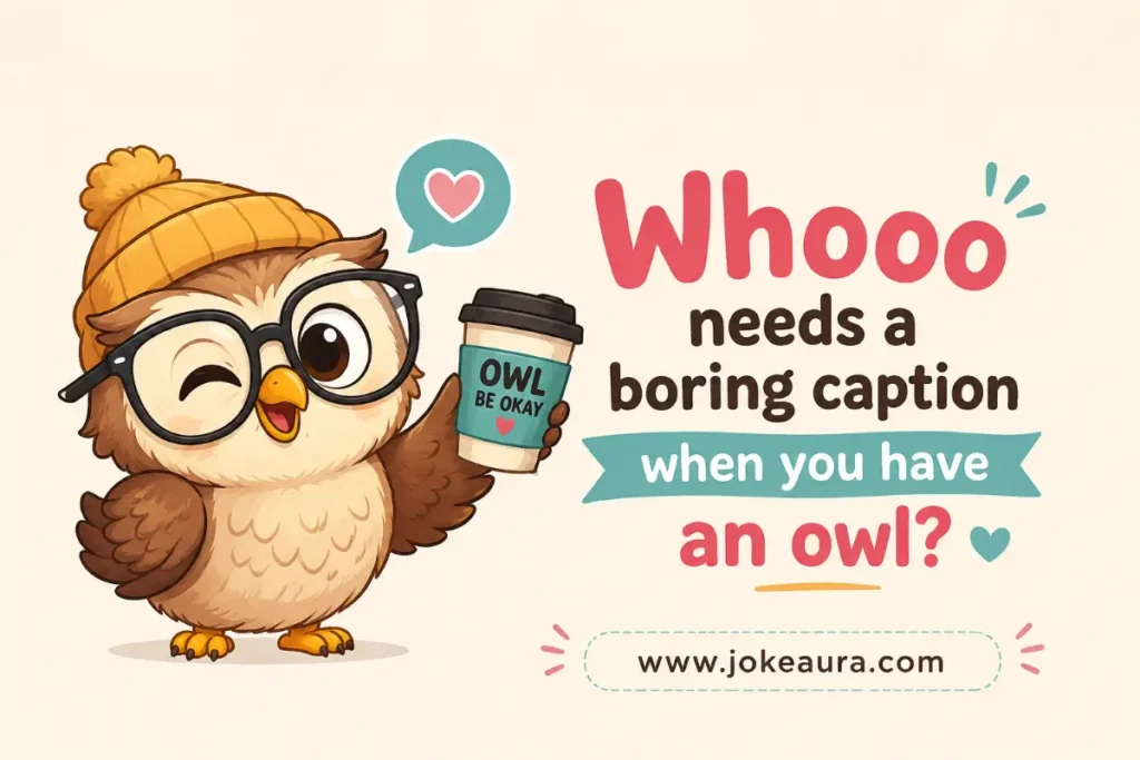 Whooo needs a boring caption when you have an owl?