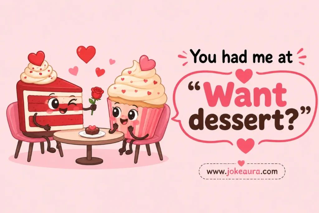 You had me at “Want dessert?”