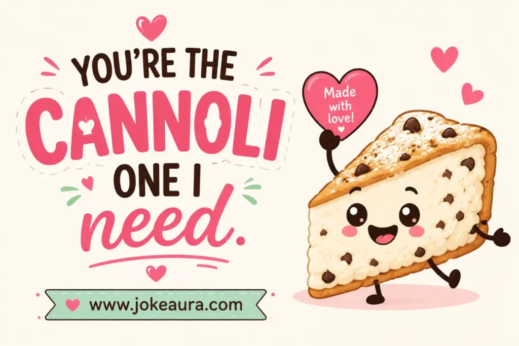 You're the cannoli one I need.