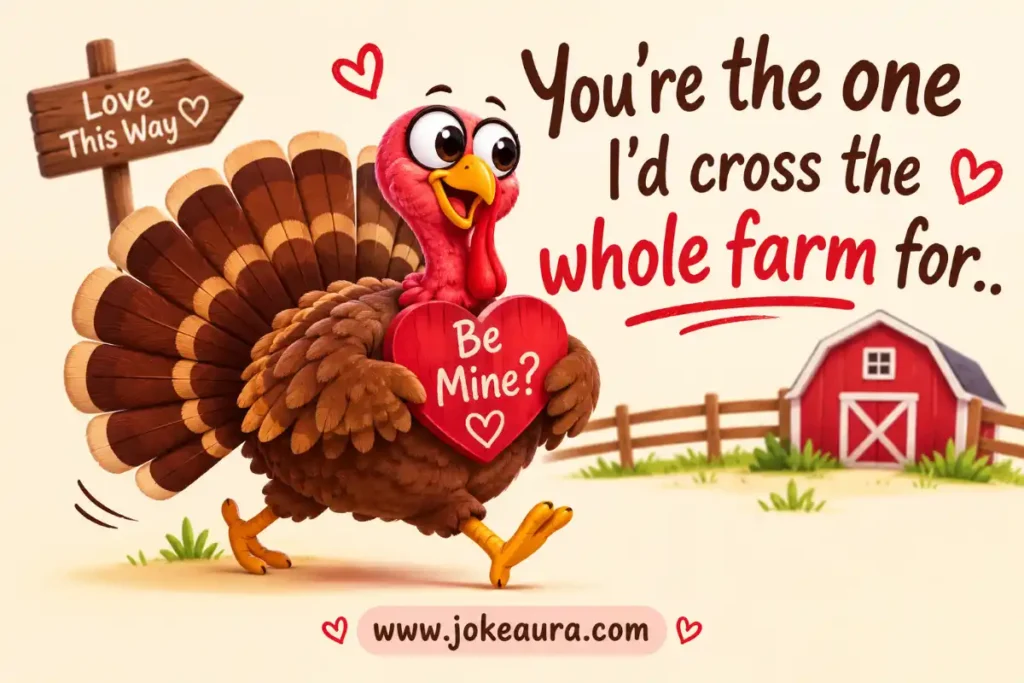 You're the one I'd cross the whole farm for.