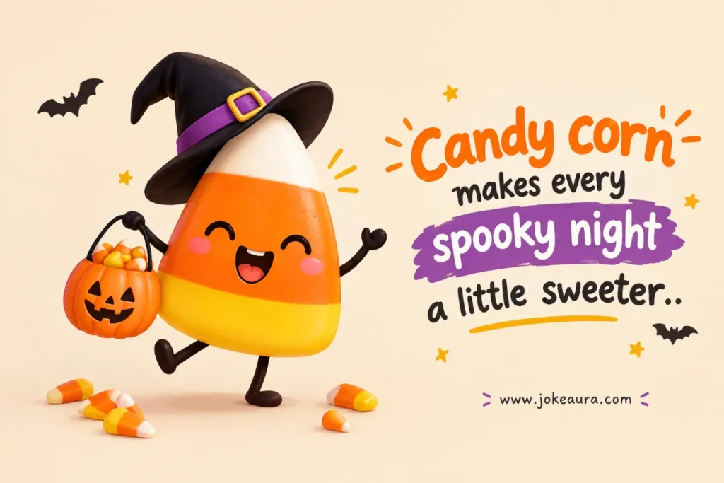 Candy corn makes every spooky night a little sweeter.