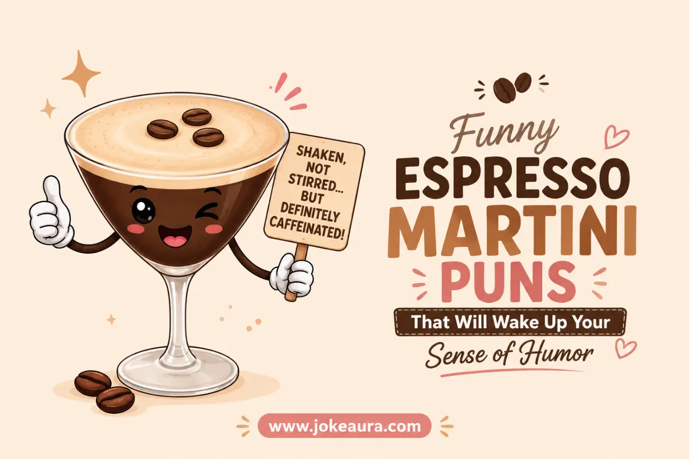Funny Espresso Martini Puns That Will Wake Up Your Sense of Humor