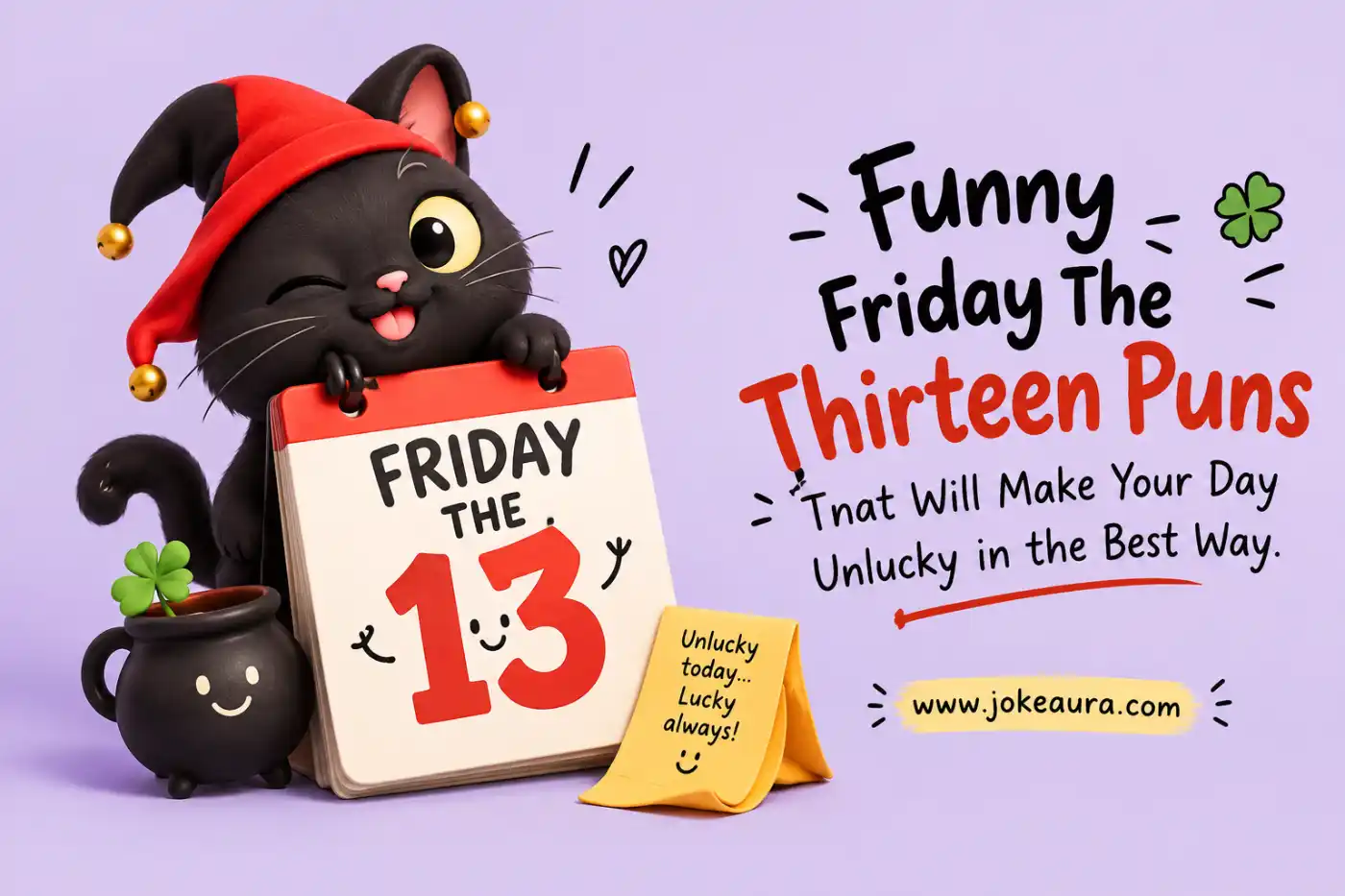 Funny Friday The Thirteen Puns That Will Make Your Day Unlucky in the Best Way