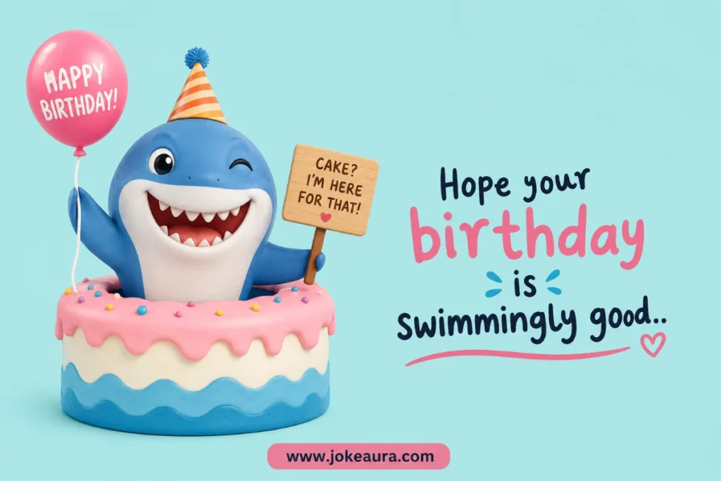 Hope your birthday is swimmingly good.