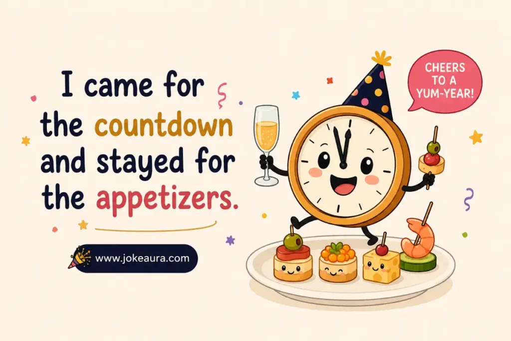 I came for the countdown and stayed for the appetizers.