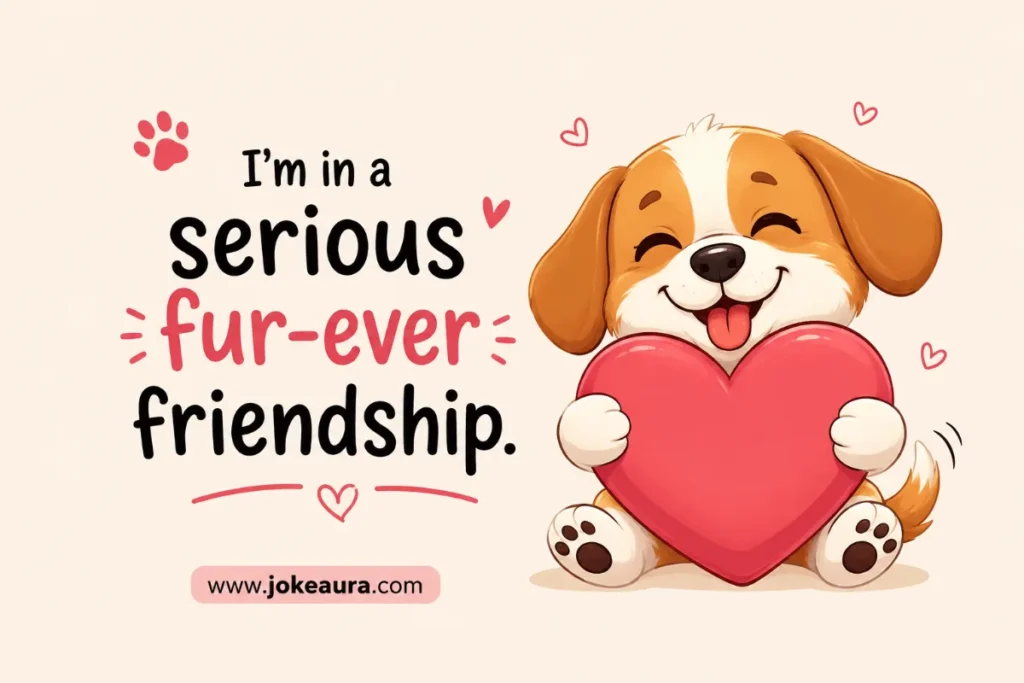 I’m in a serious fur-ever friendship.