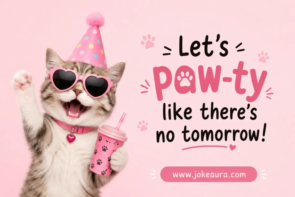 Let's paw-ty like there's no tomorrow!