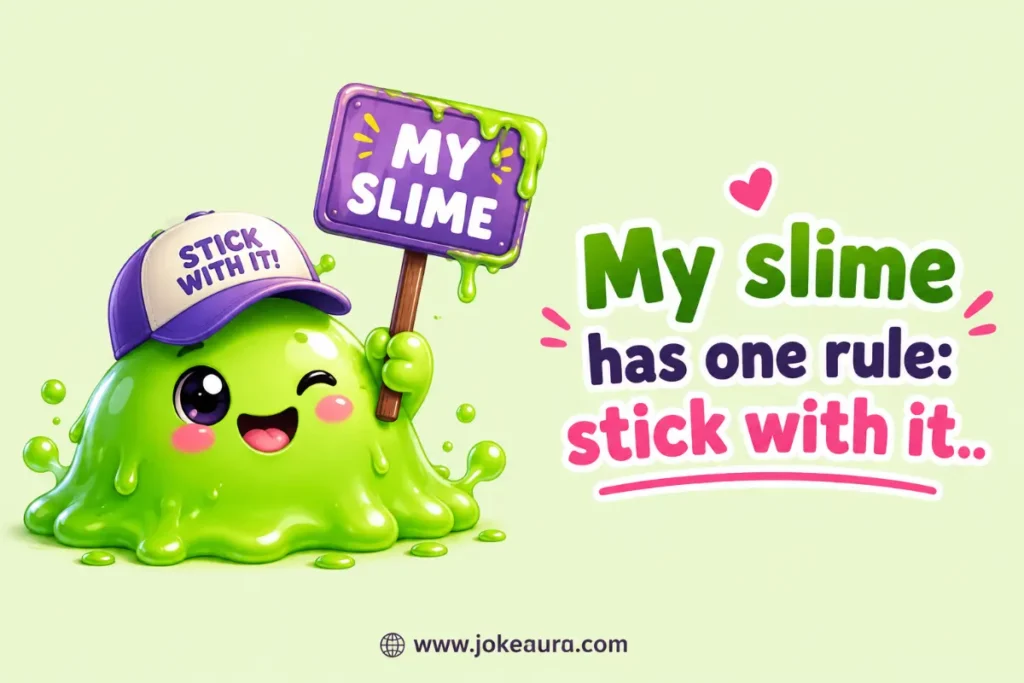 My slime has one rule: stick with it.