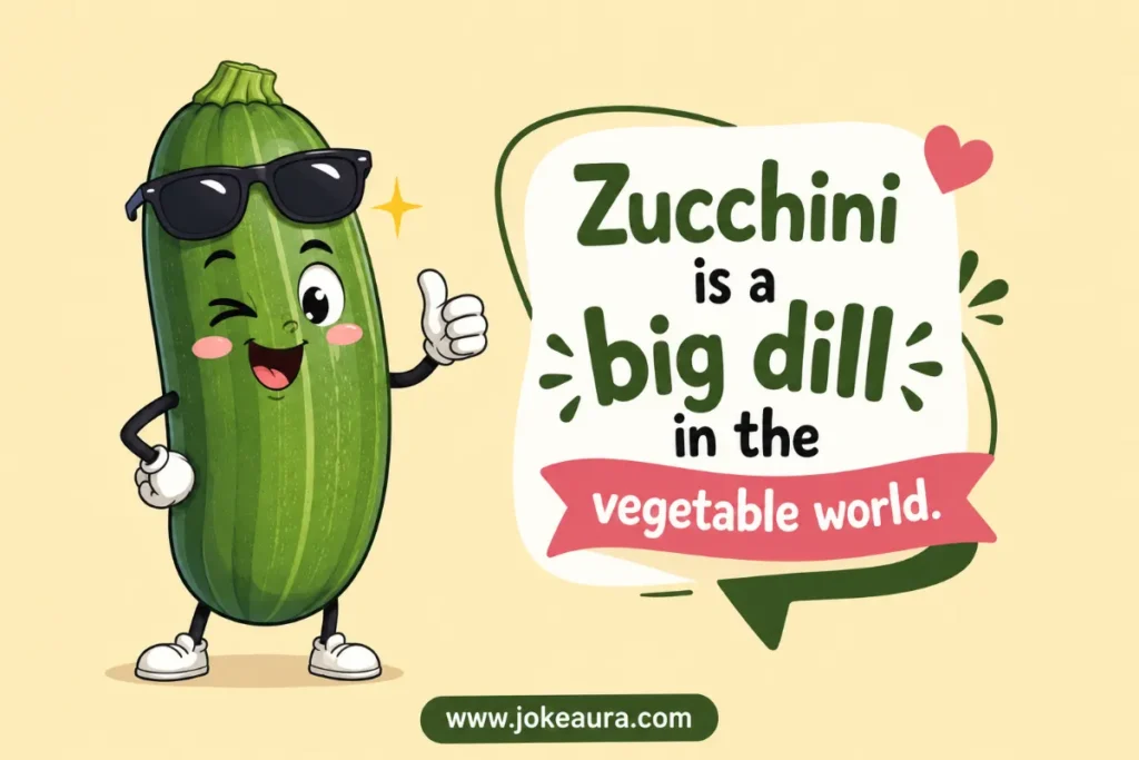 Zucchini is a big dill in the vegetable world.